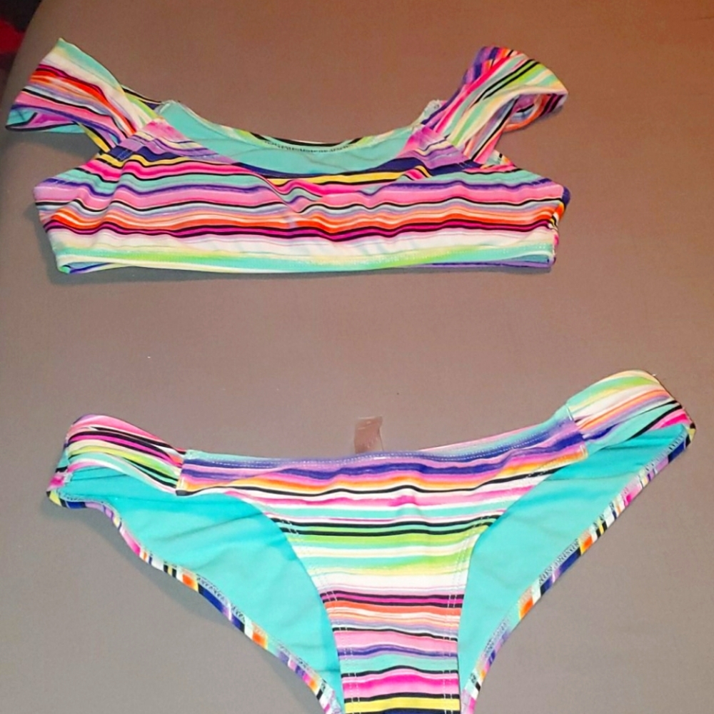 Multi colored bikini